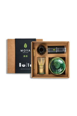 Coffret de cérémonie avec du matcha Yutori