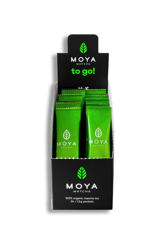 Moya Matcha Traditional To Go! thé vert bio sachets