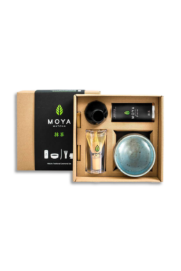 Coffret de cérémonie avec du matcha Mizu