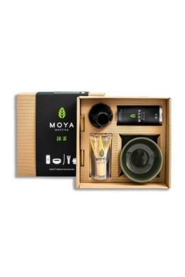 Coffret de cérémonie avec du matcha Midorinami