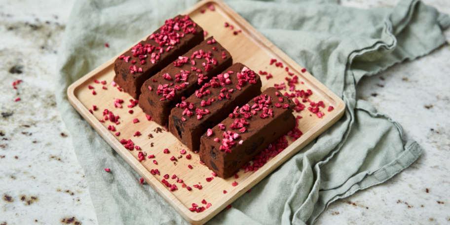 Barres chocolatées au Hojicha