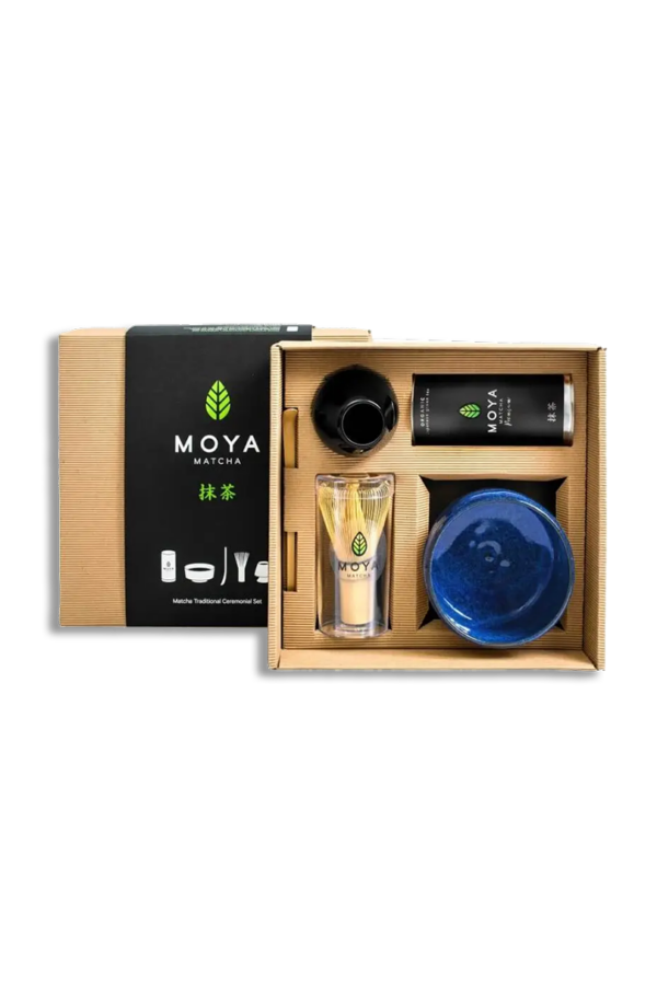 Coffret de cérémonie avec du matcha Kaze