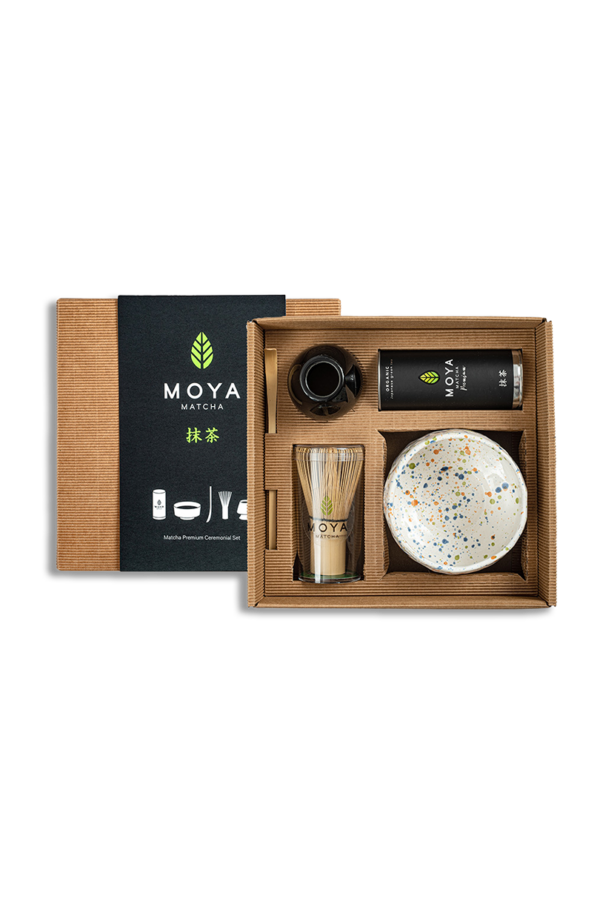 Coffret de cérémonie avec du matcha Kusama