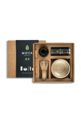 Coffret de cérémonie avec du matcha Heiwa