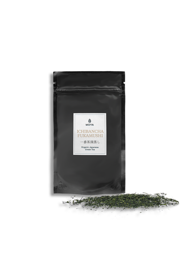 Moya Ichibancha Fukamushi thé vert japonais bio premium 50g