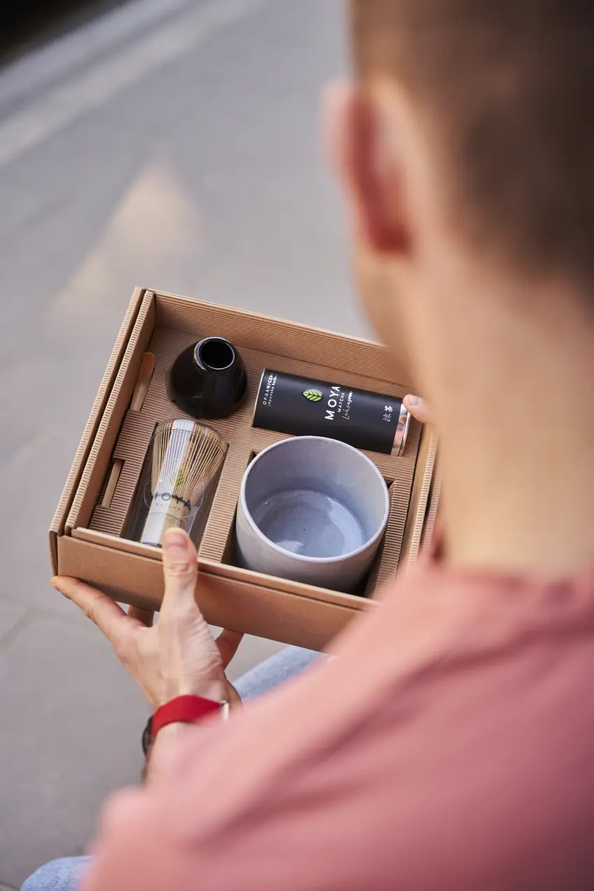 Coffrets avec du matcha