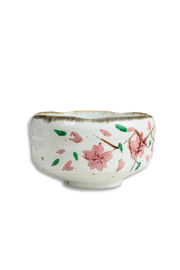 Matchawan Sakura bol à matcha japonais