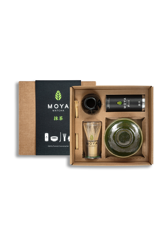 Coffret de cérémonie avec du matcha Kioto