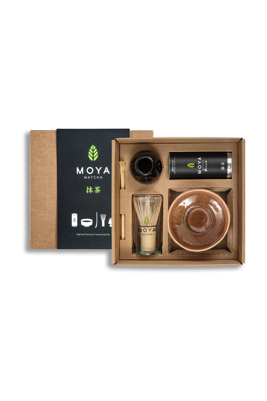 Coffret de cérémonie avec du matcha Kuko