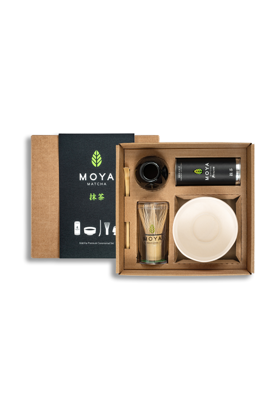 Coffret de cérémonie avec du matcha Muku