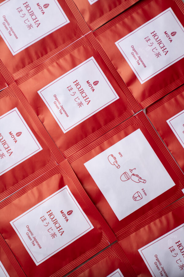 Moya Hojicha thé vert bio en sachets 15 x 1,5 g