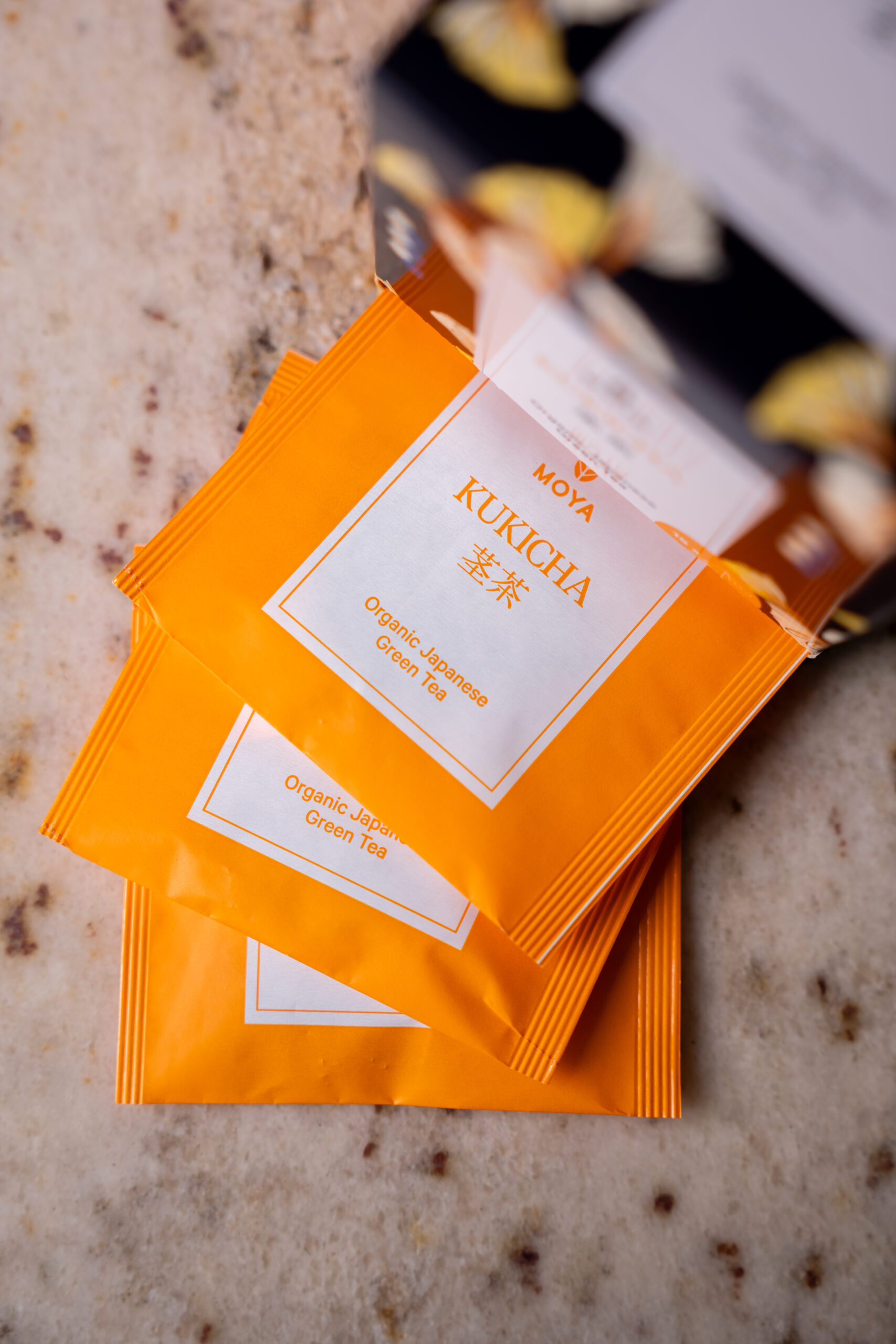 Moya Kukicha thé vert bio en sachets 15 x 1,5 g