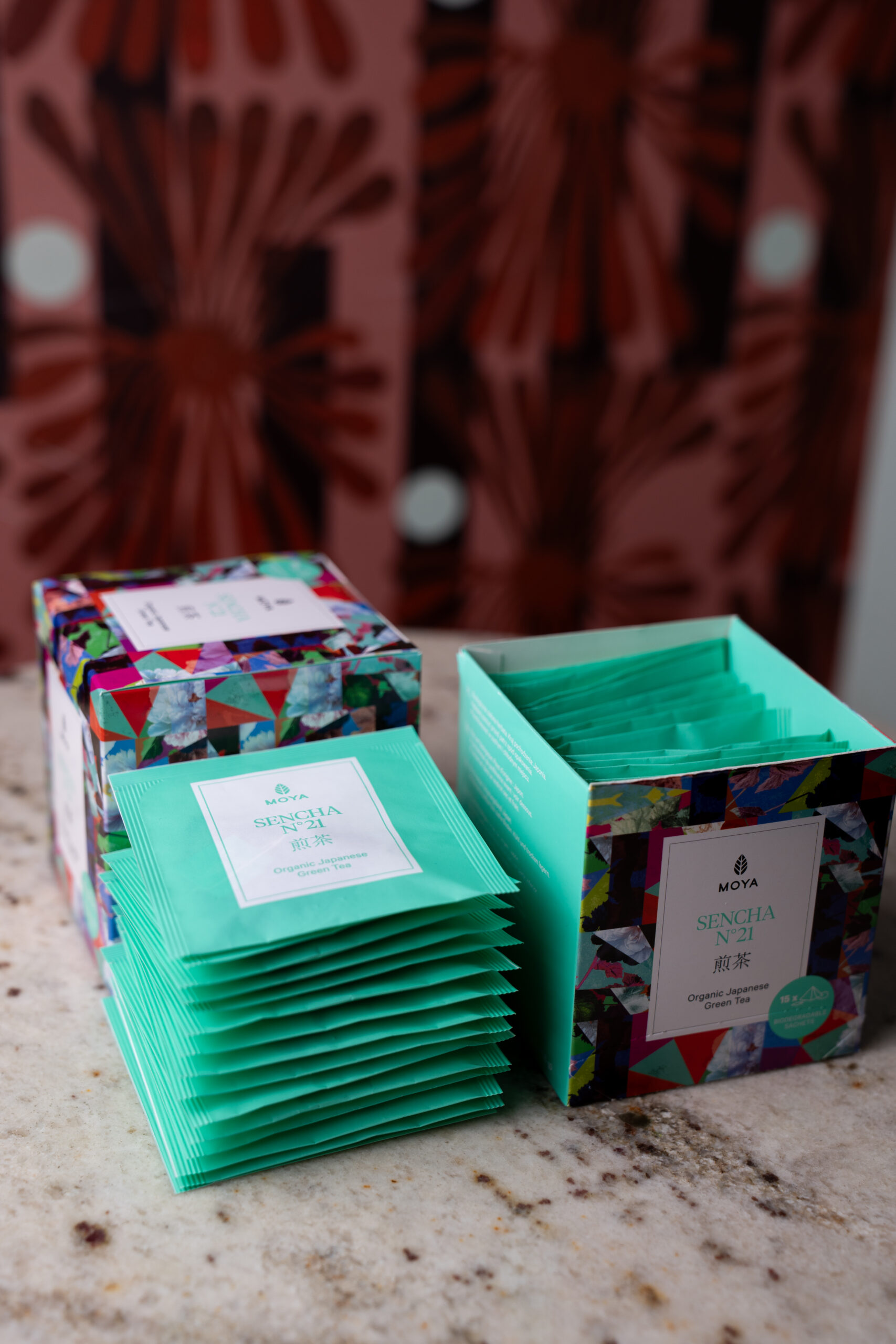 Moya Sencha thé vert bio en sachets 15 x 1,5 g