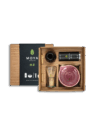 Coffret de cérémonie avec du matcha Botan avec bec verseur