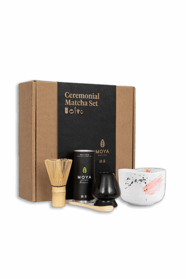 Coffret de cérémonie avec du matcha Fukunami
