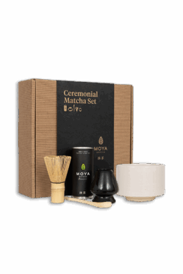 Coffret de cérémonie avec du matcha Fuyu