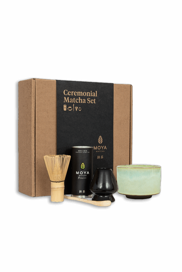 Coffret de cérémonie avec du matcha Haru