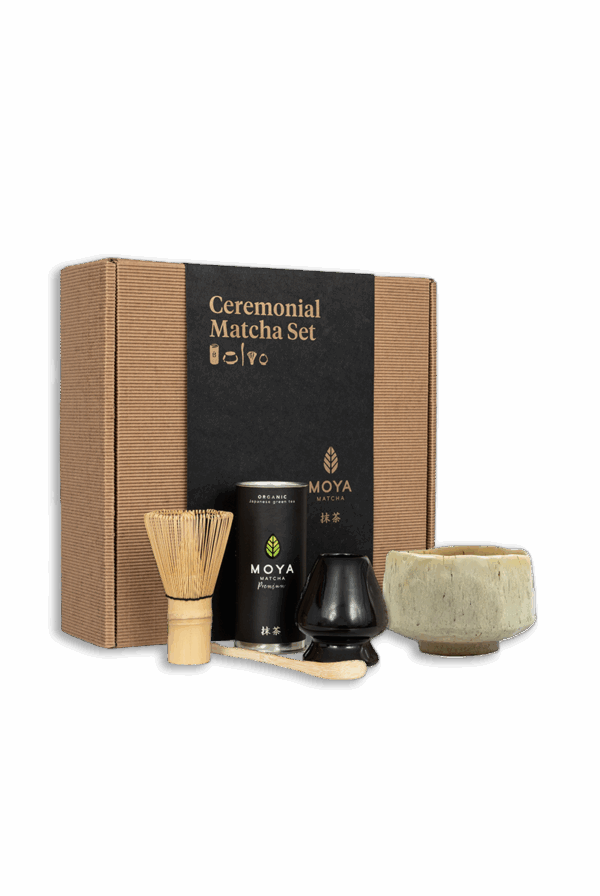 Coffret de cérémonie avec du matcha Heiwa