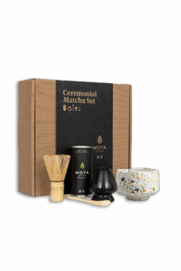 Coffret de cérémonie avec du matcha Kusama