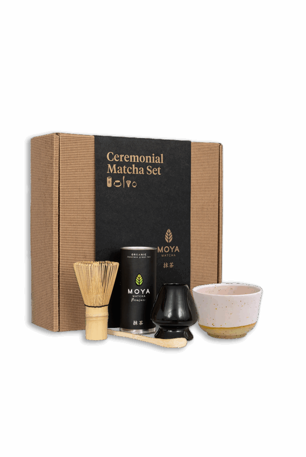 Coffret de cérémonie avec du matcha Madaro