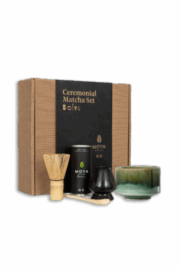 Coffret de cérémonie avec du matcha Mori