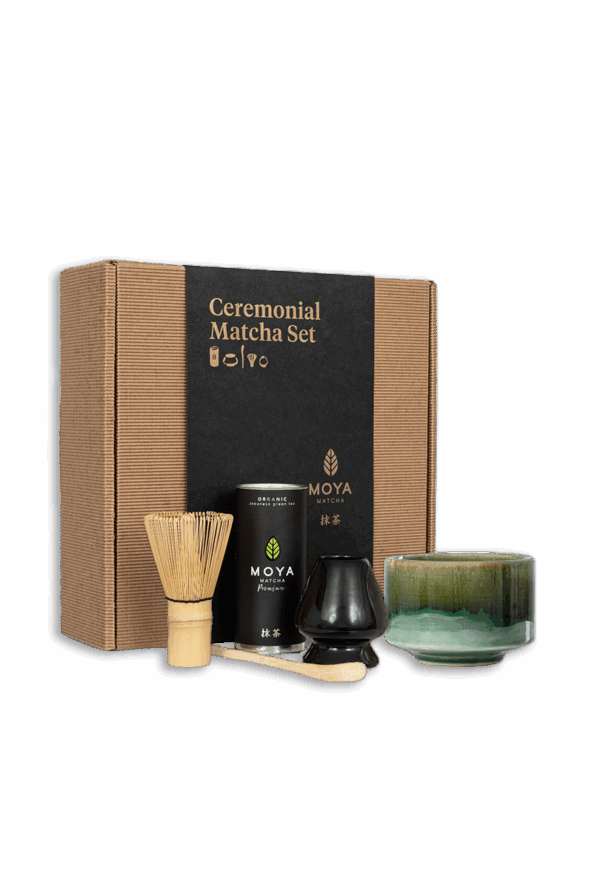 Coffret de cérémonie avec du matcha Mori