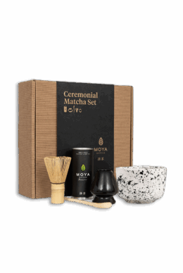 Coffret de cérémonie avec du matcha Shimo