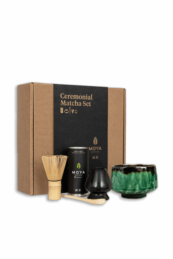 Coffret de cérémonie avec du matcha Yutori