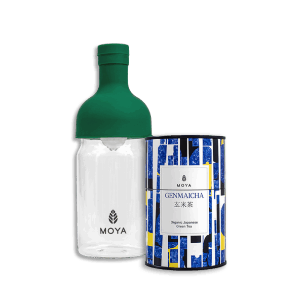 Coffret Cold Brew - Bouteille 350ml & Thé Genmaicha Moya 60g