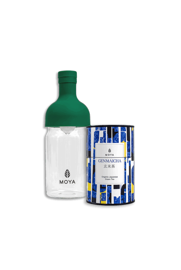 Coffret Cold Brew - Bouteille 350ml & Thé Genmaicha Moya 60g