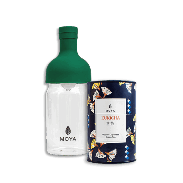 Coffret Cold Brew - Bouteille 350 ml & Thé Kukicha Moya 60g