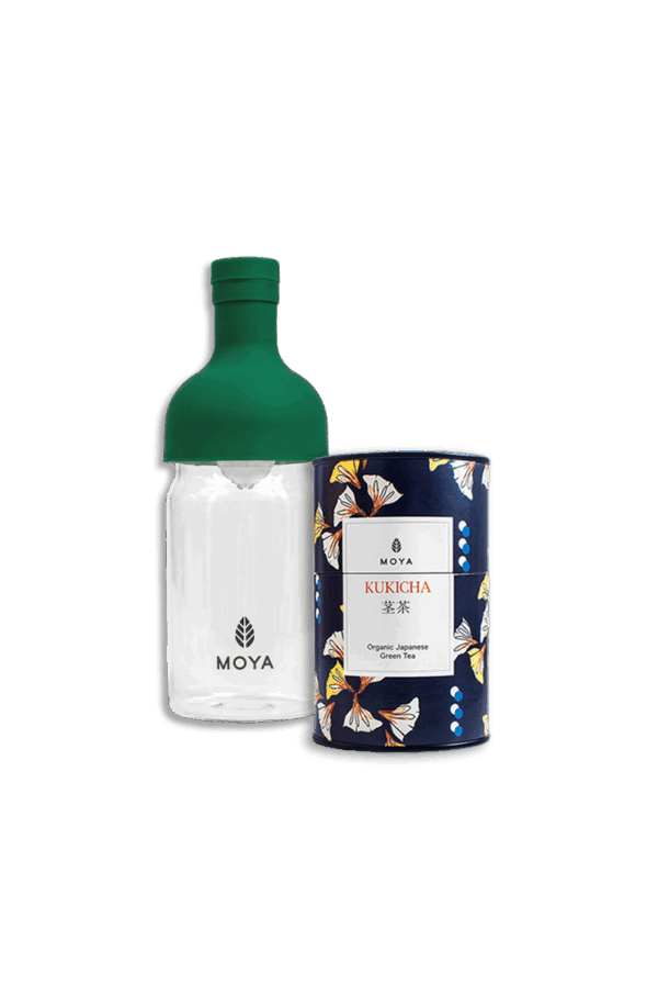 Coffret Cold Brew - Bouteille 350 ml & Thé Kukicha Moya 60g