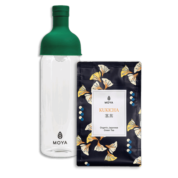 Coffret Cold Brew - Bouteille 750 ml & Thé Kukicha Moya 100 g
